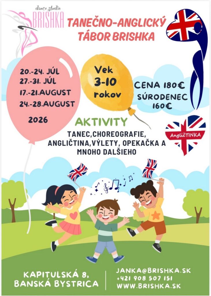Brishka.sk letný tanecny tabor 2026